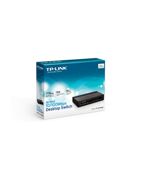 TP-LINK 16 PORTE 10/100 DESKTOP SWITCH