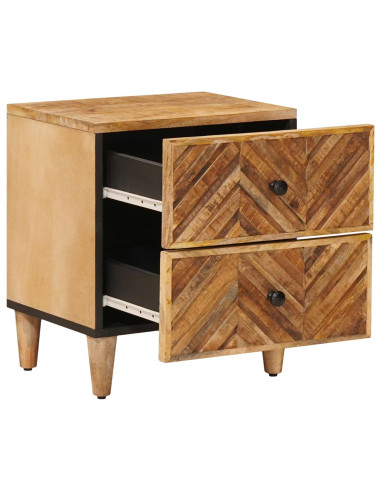 Comodino con cassetto 2 pcs Marrone 40 x 33,5 x 46 cm