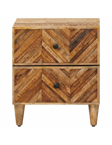 Comodino con cassetto 2 pcs Marrone 40 x 33,5 x 46 cm