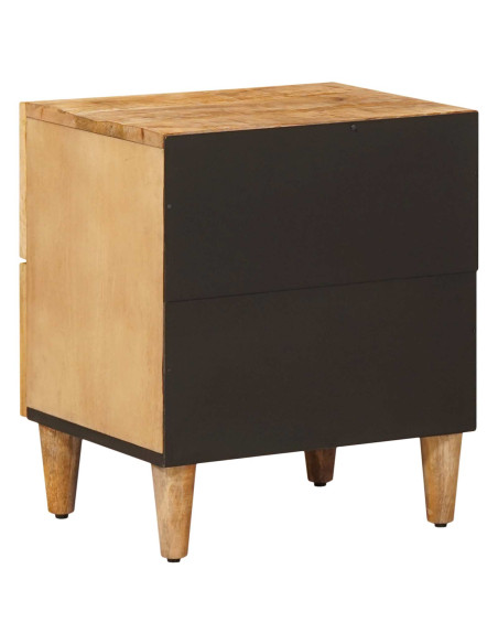 Comodino con cassetto 2 pcs Marrone 40 x 33,5 x 46 cm