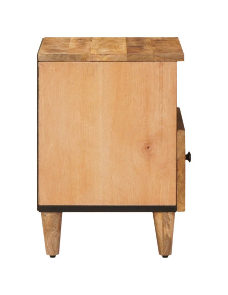 Comodino Marrone 50 x 33 x 60 cm Legno di mango massello