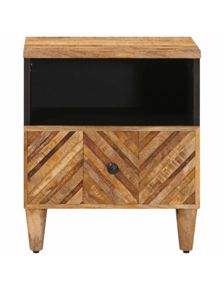 Comodino 2 pcs Marrone 50 x 33 x 60 cm Legno di mango massello