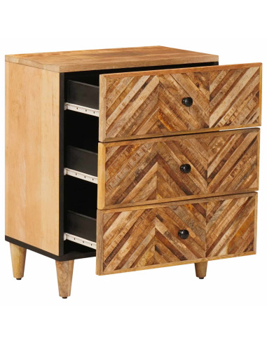 Comodino Marrone 50 x 33 x 60 cm Legno di mango massello