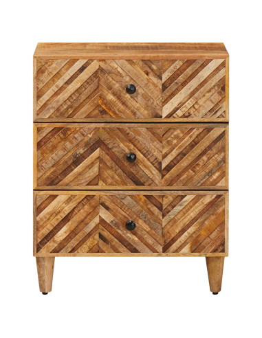 Comodino Marrone 50 x 33 x 60 cm Legno di mango massello