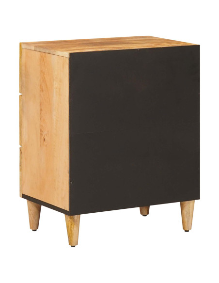Comodino Marrone 50 x 33 x 60 cm Legno di mango massello