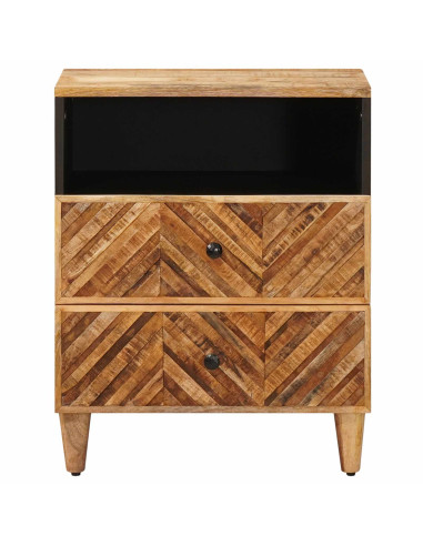 Comodino Marrone 50 x 33 x 60 cm Legno di mango massello
