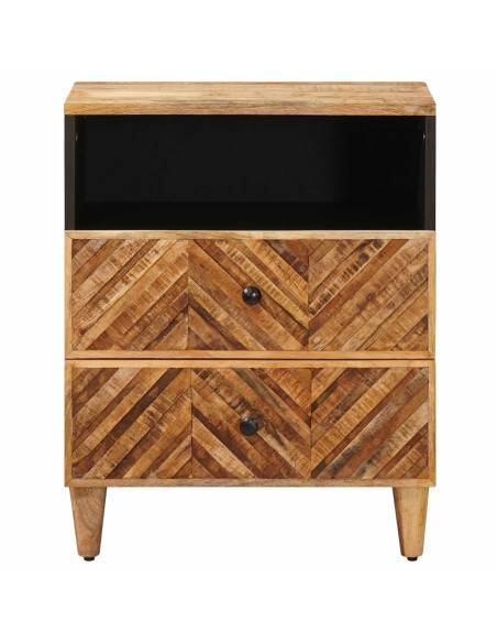 Comodino Marrone 50 x 33 x 60 cm Legno di mango massello