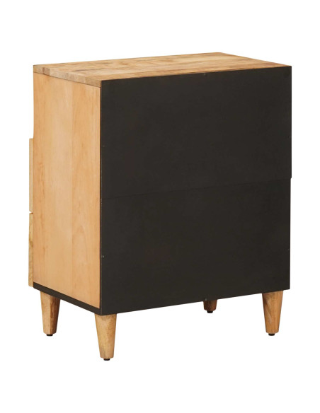 Comodino Marrone 50 x 33 x 60 cm Legno di mango massello