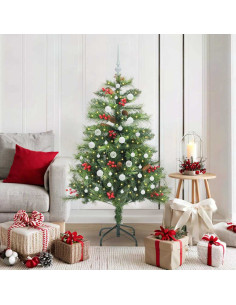Albero di Natale artificiale Verde 150 cm PVC e Metallo
