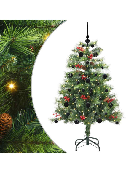 Albero di Natale artificiale Verde 150 cm PVC e Metallo