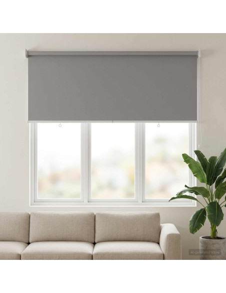 Voletta a rullo con protezione UV Grigio Chiaro 120 x 140 cm