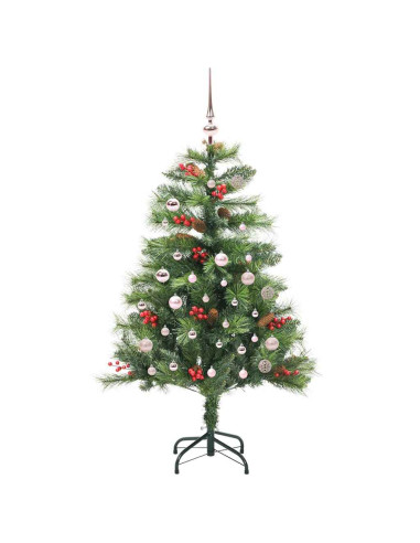 Albero di Natale artificiale Verde 150 cm PVC e Metallo