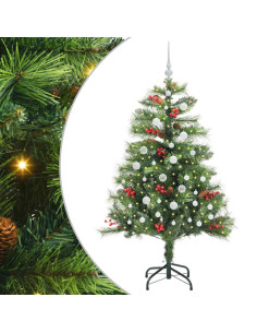 Albero di Natale artificiale Verde 150 cm PVC e Metallo 2