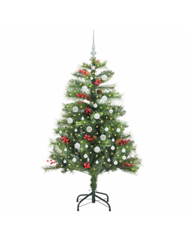 Albero di Natale artificiale Verde 150 cm PVC e Metallo
