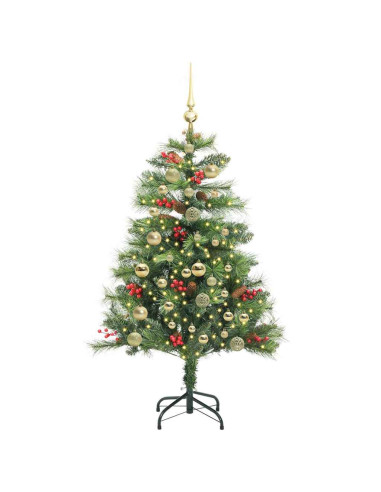 Albero di Natale artificiale Verde 150 cm PVC e Metallo