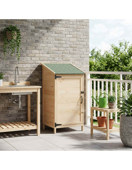 Capanno da Giardino Naturale 59 x 56 x 113,5 cm