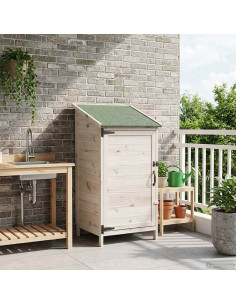 Capanno da Giardino Bianco 59 x 56 x 113,5 cm