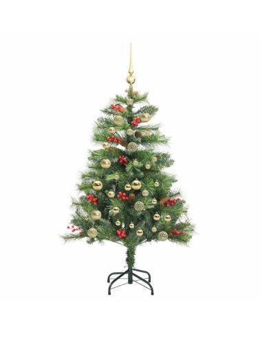 Albero di Natale artificiale Verde 150 cm PVC e Metallo