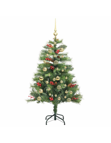Albero di Natale artificiale Verde 150 cm PVC e Metallo
