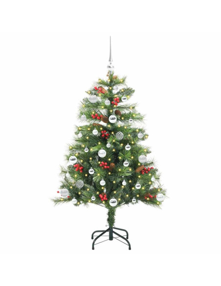 Albero di Natale artificiale Verde 150 cm PVC e Metallo