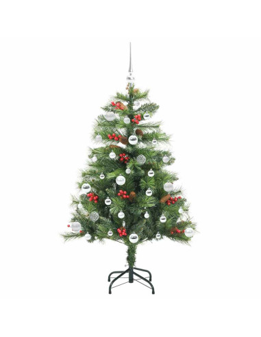 Albero di Natale artificiale Verde 150 cm PVC e Metallo