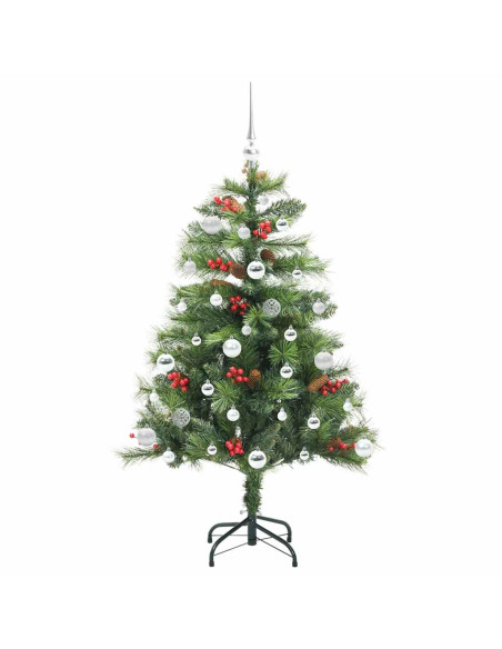 Albero di Natale artificiale Verde 150 cm PVC e Metallo