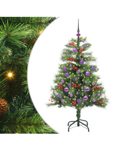 Albero di Natale artificiale Verde 150 cm PVC e Metallo 2