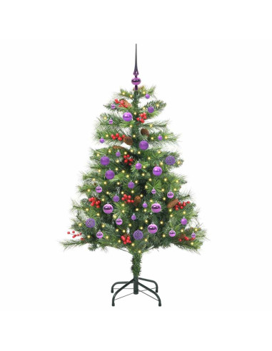 Albero di Natale artificiale Verde 150 cm PVC e Metallo