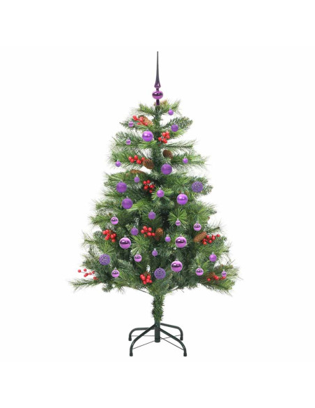Albero di Natale artificiale Verde 150 cm PVC e Metallo