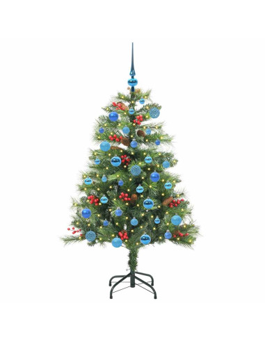 Albero di Natale artificiale Verde 150 cm PVC e Metallo