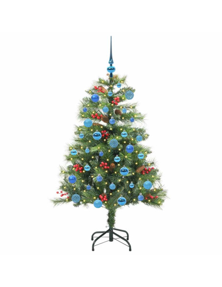 Albero di Natale artificiale Verde 150 cm PVC e Metallo