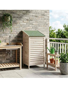 Capanno da Giardino Bianco 59 x 56 x 113,5 cm