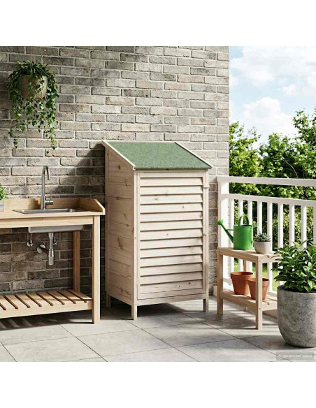 Capanno da Giardino Bianco 59 x 56 x 113,5 cm