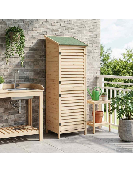 Capanno da Giardino Naturale 59 x 56 x 176 cm