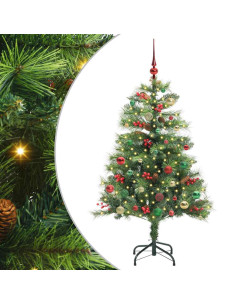Albero di Natale artificiale Verde 150 cm PVC e Metallo 2