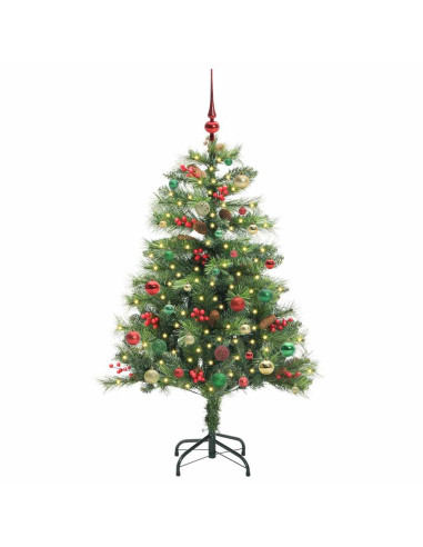 Albero di Natale artificiale Verde 150 cm PVC e Metallo