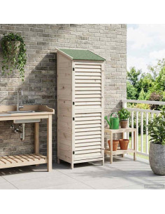 Capanno da Giardino Bianco 59 x 56 x 176 cm