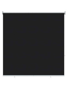 Voletta a rullo con protezione UV Nero 140 x 230 cm Poliestere 2