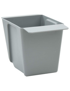 Fioriere per Euro pallet 24 pcs Grigio chiaro 13,5 x 9 x 9,5 cm 2