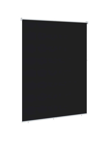 Voletta a rullo con protezione UV Nero 200 x 140 cm Poliestere