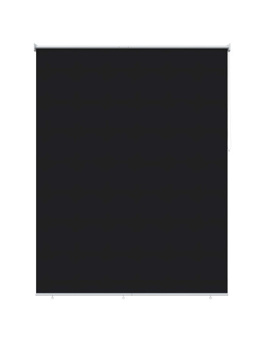 Voletta a rullo con protezione UV Nero 160 x 140 cm Poliestere