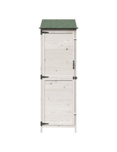 Capanno da Giardino Bianco 59,5 x 56 x 176,5 cm