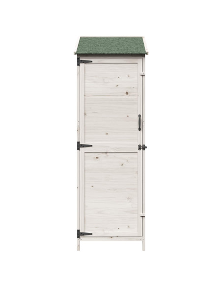 Capanno da Giardino Bianco 59,5 x 56 x 176,5 cm