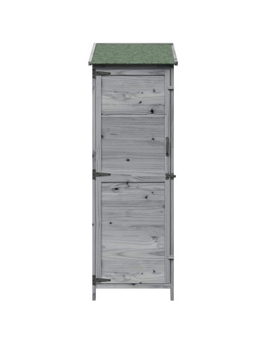 Capanno da Giardino Grigio 59,5 x 56 x 176,5 cm