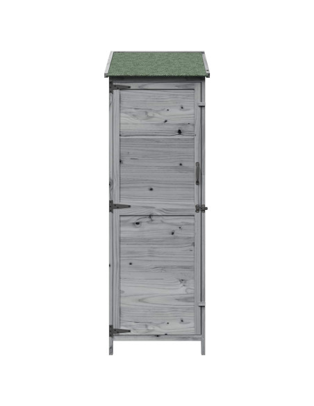 Capanno da Giardino Grigio 59,5 x 56 x 176,5 cm