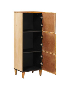 Armadi di Stoccaggio con porta Marrone 40 x 33,5 x 110 cm 2