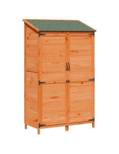 Capanno da Giardino Marrone 106,5 x 56 x 176 cm 2