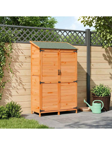 Capanno da Giardino Marrone 106,5 x 56 x 176 cm