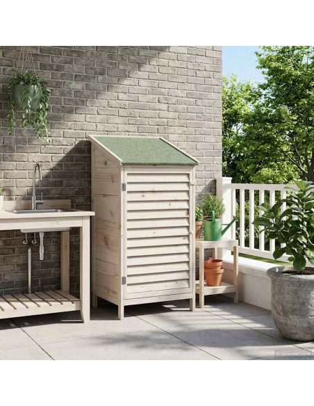 Capanno da Giardino Bianco 59 x 56 x 113,5 cm