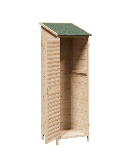 Capanno da Giardino Naturale 59 x 56 x 176 cm